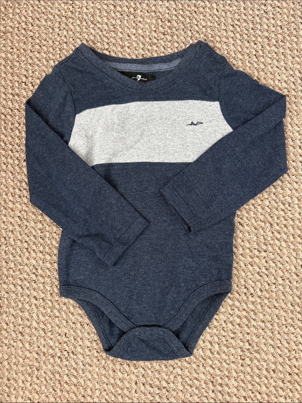 7 for all mankind onesie 24M